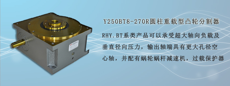 Y250BT8-270R圆柱重载型凸轮分割器