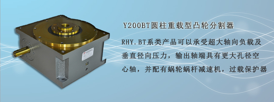 Y200BT圆柱重载型凸轮分割器